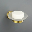 Modern brushed gold bathroom set towel bar and paper holder kit