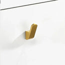 Modern brushed gold bathroom set towel rack and shelf hardware