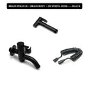 Modern brushed gold bidet faucet set bathroom handheld shower sprayer