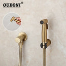 Modern brushed gold bidet faucet stainless steel bathroom mixer