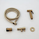 DecorBites™ Brushed Gold Bidet Faucet Hand Spray Wall Mounted Dual Water Way Mixer