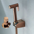 Modern brushed gold bidet sprayer kit bathroom shattaf set
