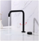 Modern brushed gold & black basin faucet kitchen sink tap
