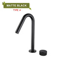 DecorBites™ Brass Basin Faucet Brushed Gold Double Bracket Two Holes Hot Cold Mixer
