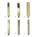 Modern brushed gold hand shower with stainless steel hose bathroom