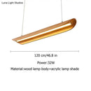 Modern brushed gold kitchen island light fixtures chandelier