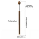 Modern brushed gold led pendant light dining room cylindrical lamp
