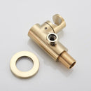 Modern brushed gold rainfall shower set bathroom fixture