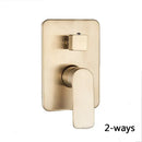 Modern brushed gold shower mixer control valve bathroom faucet