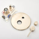 Modern brushed gold shower mixer control valve bathroom faucet
