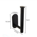 DecorBites™ Brushed Gold Stainless Steel Toilet Paper Holder Kitchen Bathroom Tissue Rack Stand