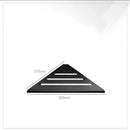 DecorBites™ Brushed Gold Stainless Steel Bathroom Triangle Rack for Stylish Shower Storage