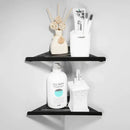DecorBites™ Brushed Gold Stainless Steel Bathroom Triangle Rack for Stylish Shower Storage