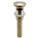DecorBites™ Brushed Gold Swivel Faucet for Bathroom Basin, Hot Cold Water Sink Crane