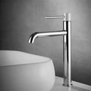 DecorBites™ Brushed Gold Swivel Faucet for Bathroom Basin, Hot Cold Water Sink Crane