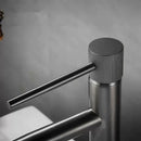 DecorBites™ Brushed Gold Swivel Faucet for Bathroom Basin, Hot Cold Water Sink Crane