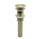 DecorBites™ Brushed Gold Basin Faucet: Solid Brass Single Handle Mixer Tap, Deck Mounted.