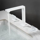 Modern brushed gold waterfall basin faucet bathroom sink fixture