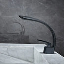 DecorBites™ Brushed Gold Basin Mixer Tap Single Handle Hot Cold Waterfall Faucet
