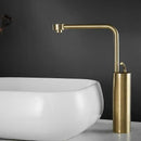 DecorBites™ Brushed Gold Kitchen and Bathroom Faucet Swivel Sink Water Crane, Hot Cold Basin Faucet