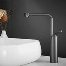 DecorBites™ Brushed Gold Kitchen and Bathroom Faucet Swivel Sink Water Crane, Hot Cold Basin Faucet