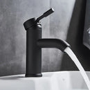 Modern brushed golden brass basin faucet bathroom mixer tap