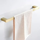 Modern brushed matt gold decorbites bath set bathroom accessories