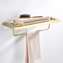Modern brushed matt gold decorbites bath set bathroom accessories