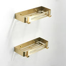 Modern brushed matt gold decorbites bath set bathroom accessories
