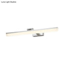 Modern brushed metal led vanity sconce bathroom light 110v-120v