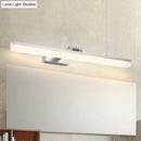 Modern brushed metal led vanity sconce bathroom light 110v-120v