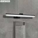 Modern brushed metal led vanity sconce bathroom light 110v-120v