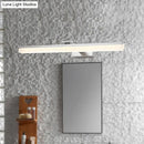 Modern brushed metal led vanity sconce bathroom light 110v-120v