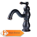 Modern brushed nickel basin faucet with long spout bathroom mixer