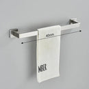 Modern brushed nickel bathroom hardware set – bathroom accessory kit