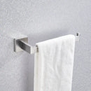 Modern brushed nickel bathroom hardware set – bathroom accessory kit