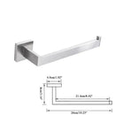 Modern brushed nickel bathroom hardware set – bathroom accessory kit