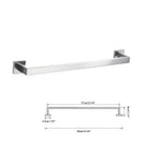 Modern brushed nickel bathroom hardware set – bathroom accessory kit