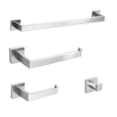 Modern brushed nickel bathroom hardware set – bathroom accessory kit