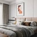 Modern brushed nickel led dimmable reading wall light bedroom