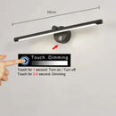 Modern brushed nickel led wall lamp bathroom light with motion sensor