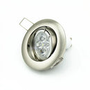 Modern brushed stainless steel adjustable led ceiling downlight kitchen