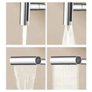 Modern brushed stainless steel kitchen faucet with rotation sprayer