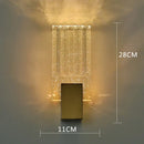 Modern bubble crystal led wall sconces for bathroom mirrors