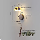 DecorBites™ Bulgari Stone LED Wall Lights Outdoor Waterproof Bedside Lamp