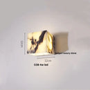 DecorBites™ Bulgari Stone LED Wall Lights Outdoor Waterproof Bedside Lamp