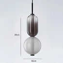 DecorBites™ Candy Glass Ceiling Hanging Chandelier for Loft Living Room