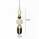 DecorBites™ Candy Glass Ceiling Hanging Chandelier for Loft Living Room