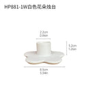 DecorBites™ Cartoon Flower Ceramic Candle Holder Candelabrum Desktop Storage Accessory