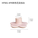 DecorBites™ Cartoon Flower Ceramic Candle Holder Candelabrum Desktop Storage Accessory